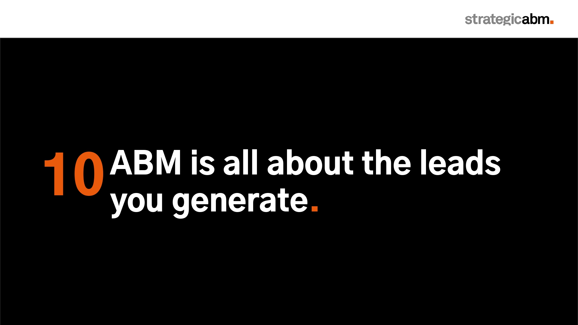 What the hell is ABM - Slide 13