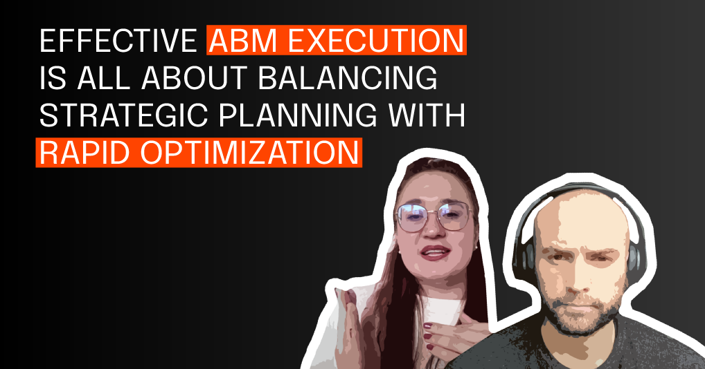 ABM Execution: Scoping, Scaling and Reporting?